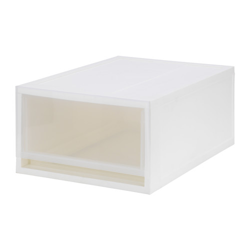 SOPPROT - 組合式抽屜盒, 透明白色, 34x46x20.5 公分 | IKEA 線上購物 - PE642277_S4