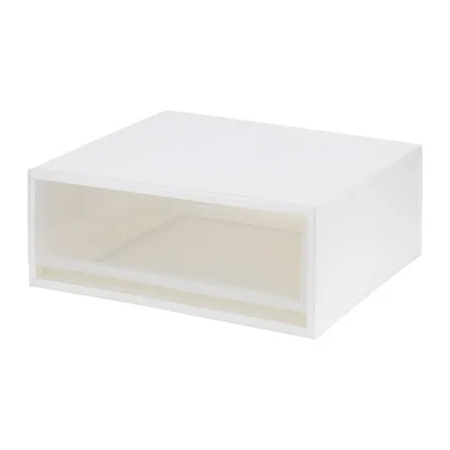 SOPPROT - 組合式抽屜盒, 透明白色, 51x46x20.5 公分 | IKEA 線上購物 - PE642276_S4
