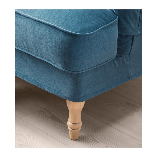 STOCKSUND - armchair, Ljungen blue/light brown/wood | IKEA Taiwan Online - PE689674_S4