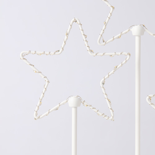 STRÅLA - LED table decoration, battery-operated/star 3 | IKEA Taiwan Online - PE775048_S4