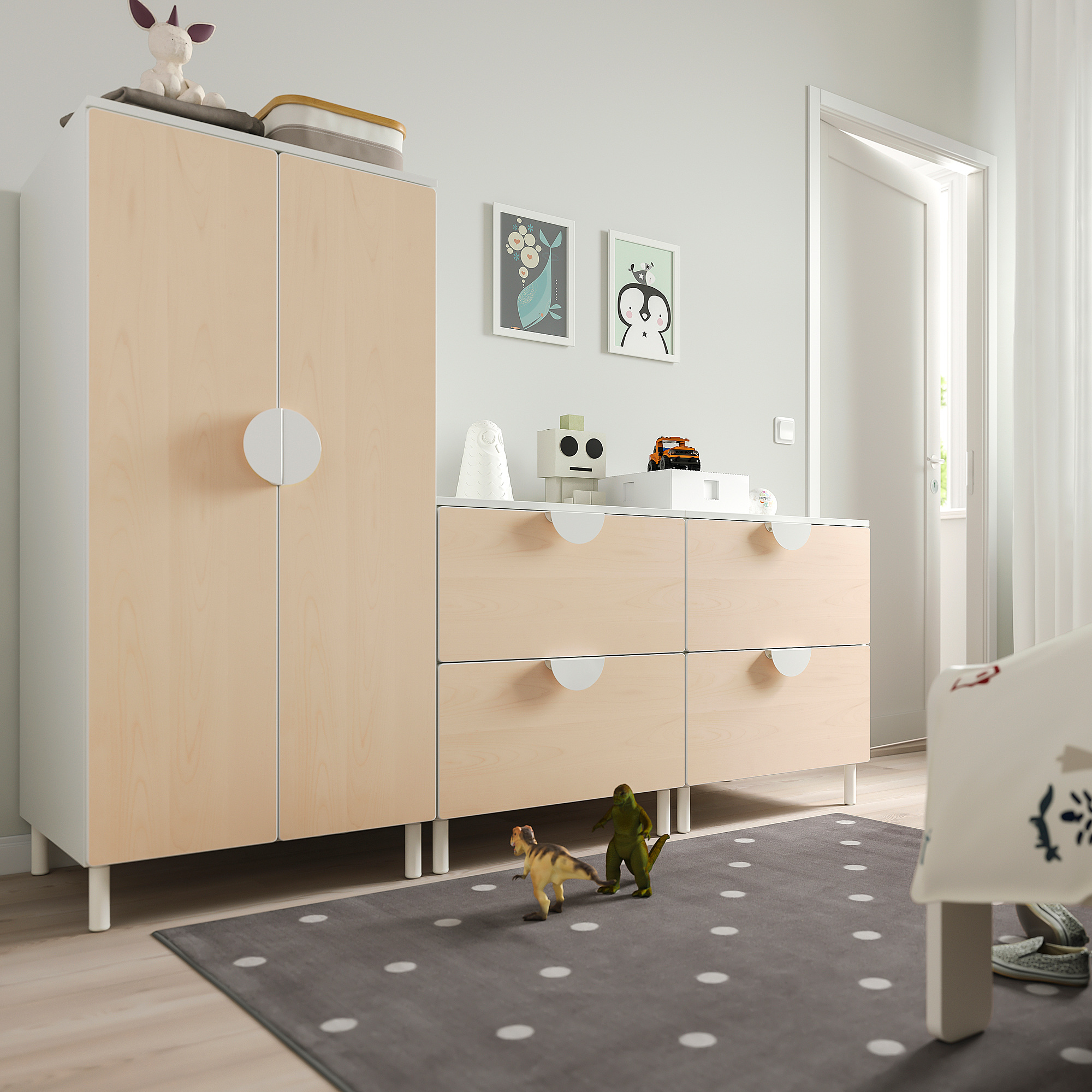 SMÅSTAD/PLATSA wardrobe