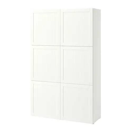 BESTÅ - 附門收納組合, 白色/Pipmakare 白色, 120x42x193 公分 | IKEA 線上購物 - PE977349_S4