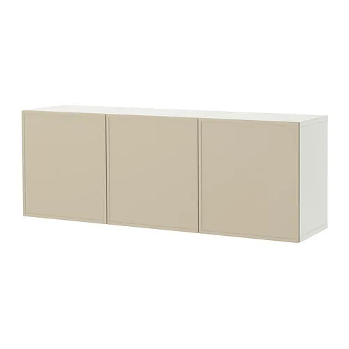 BESTÅ - 上牆式收納櫃組合, 白色/Krukmakare 米色, 180x42x64 公分 | IKEA 線上購物 - PE977400_S4