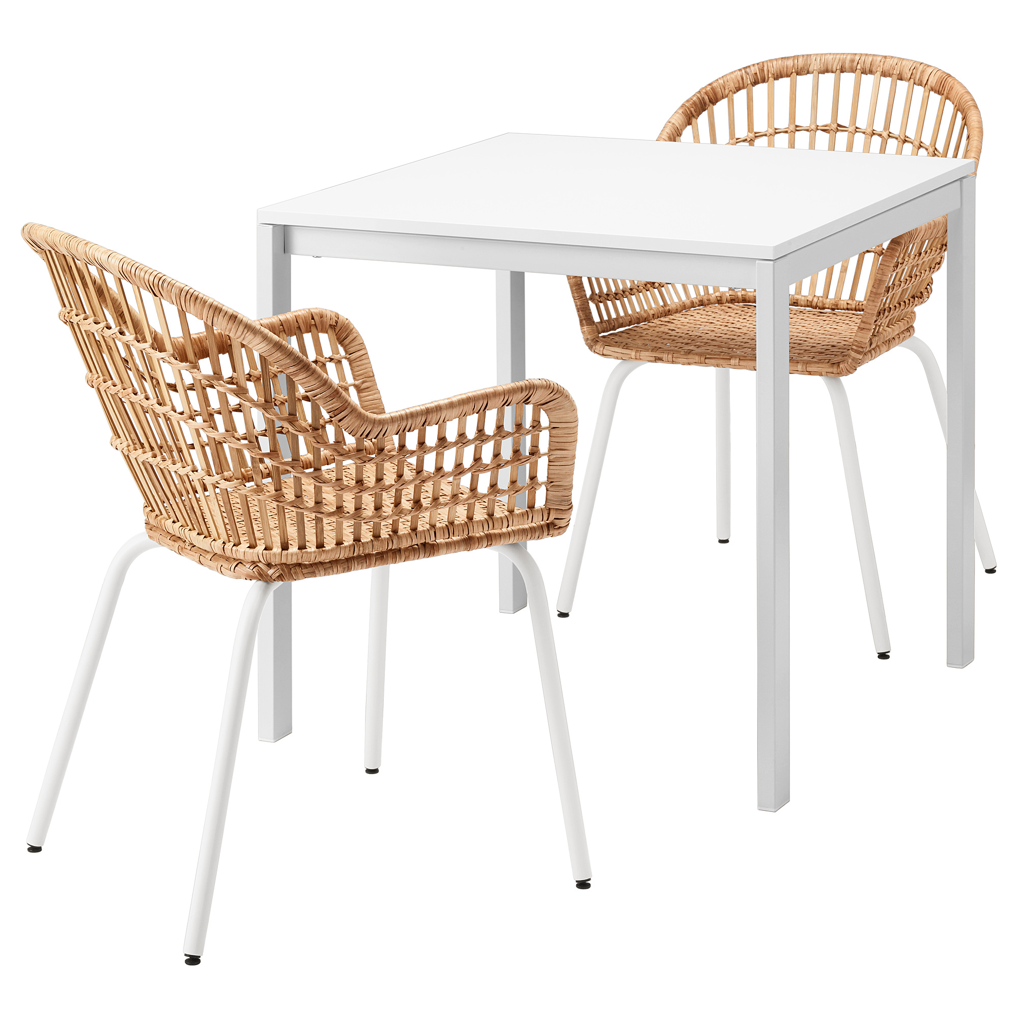 MELLTORP/NILSOVE table and 2 chairs