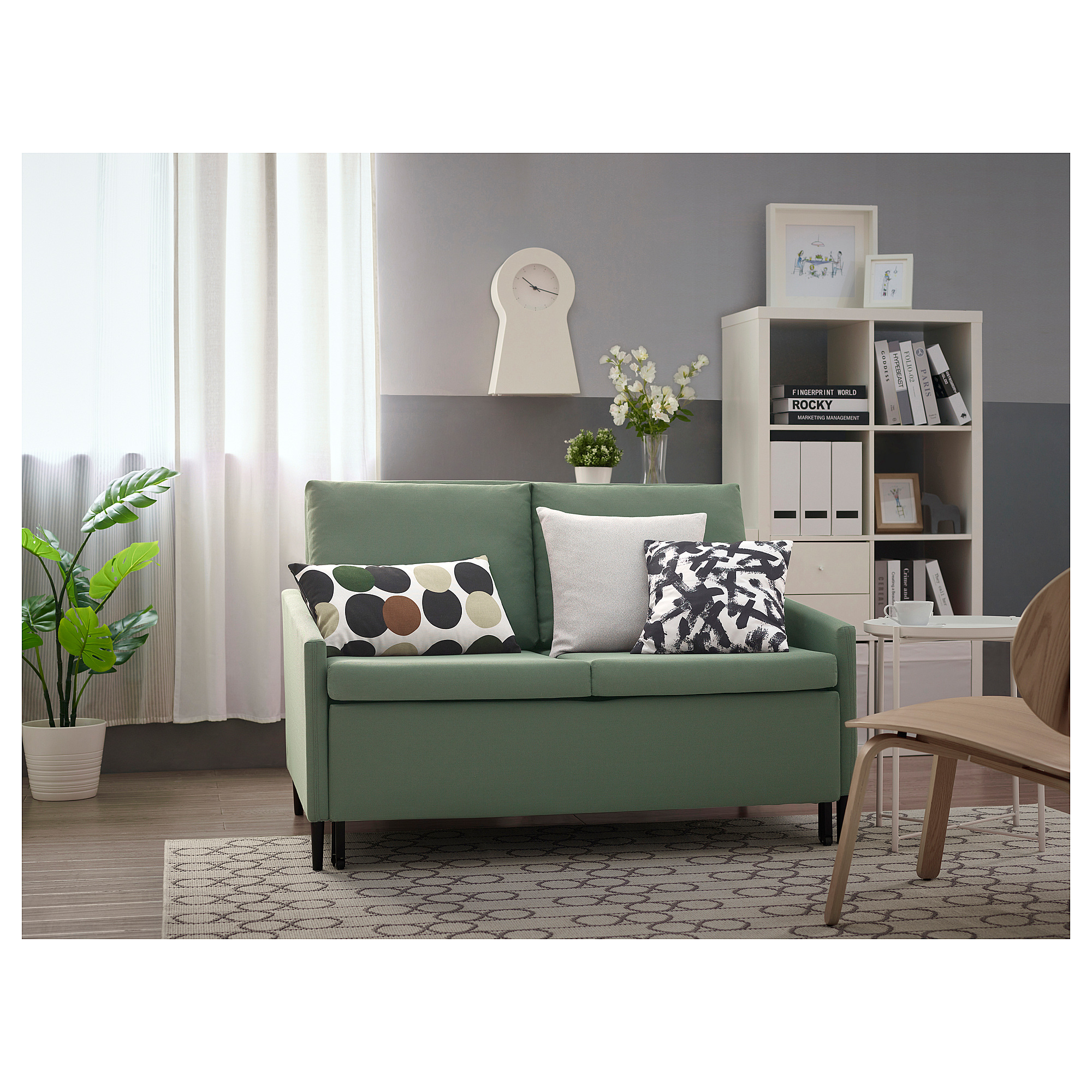 LINNEFORS 2-seat sofa-bed section