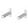 GRANHULT - bracket, nickel-plated, 30x12 cm | IKEA Taiwan Online - PE732826_S1