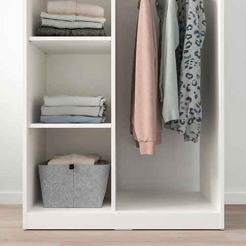 SYVDE - open wardrobe, white | IKEA Taiwan Online - PE732857_S4