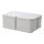 HEMMAFIXARE - storage case, fabric striped/white/grey | IKEA Taiwan Online - PE831961_S1