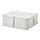 HEMMAFIXARE - 收納盒, 布 條紋/白色/灰色 | IKEA 線上購物 - PE831963_S1