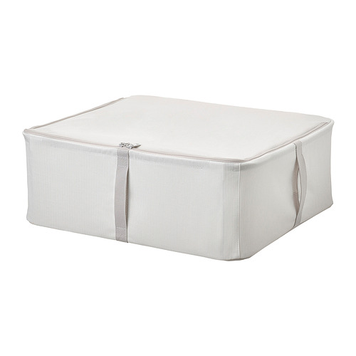 HEMMAFIXARE - 收納盒, 布 條紋/白色/灰色 | IKEA 線上購物 - PE831963_S4