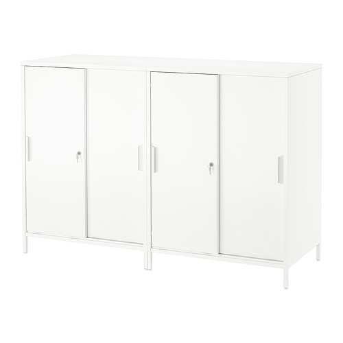 TROTTEN cabinet with sliding doors