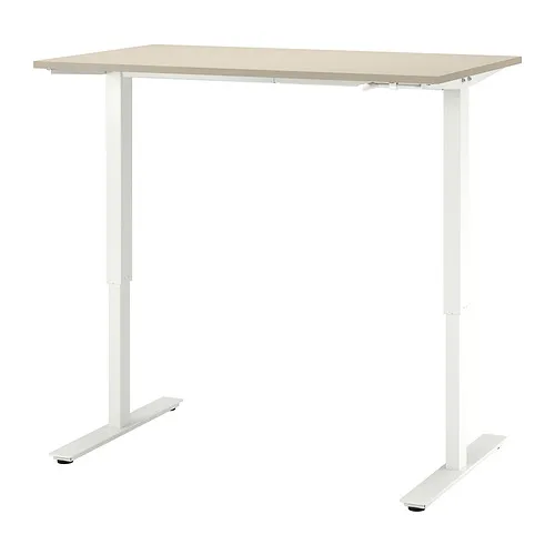 TROTTEN - 升降式工作桌, 米色/白色, 120x70 公分 | IKEA 線上購物 - PE831983_S4