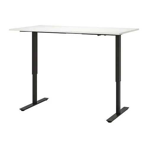 TROTTEN - 升降式工作桌, 白色/碳黑色, 160x80 公分 | IKEA 線上購物 - PE832025_S4