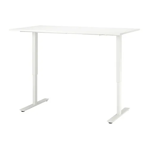 TROTTEN - 升降式工作桌, 白色, 160x80 公分 | IKEA 線上購物 - PE835553_S4
