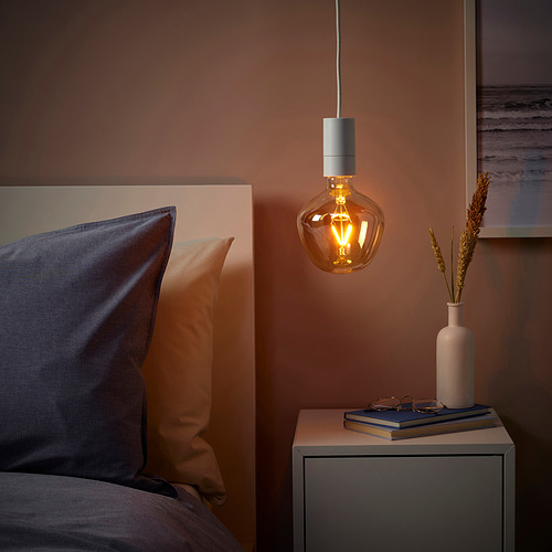SUNNEBY/MOLNART pendant lamp with light bulb
