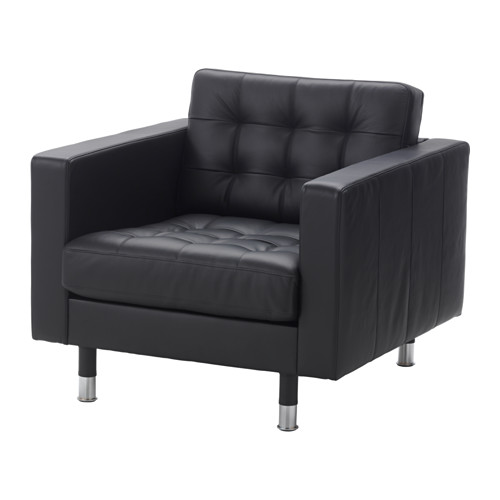 LANDSKRONA - 扶手椅, Grann/Bomstad 黑色/金屬 | IKEA 線上購物 - PE514840_S4