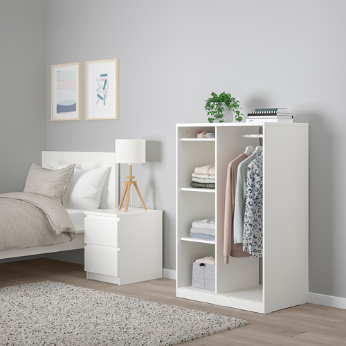 SYVDE - open wardrobe, white | IKEA Taiwan Online - PE732862_S4