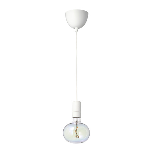 SUNNEBY/MOLNART pendant lamp with light bulb