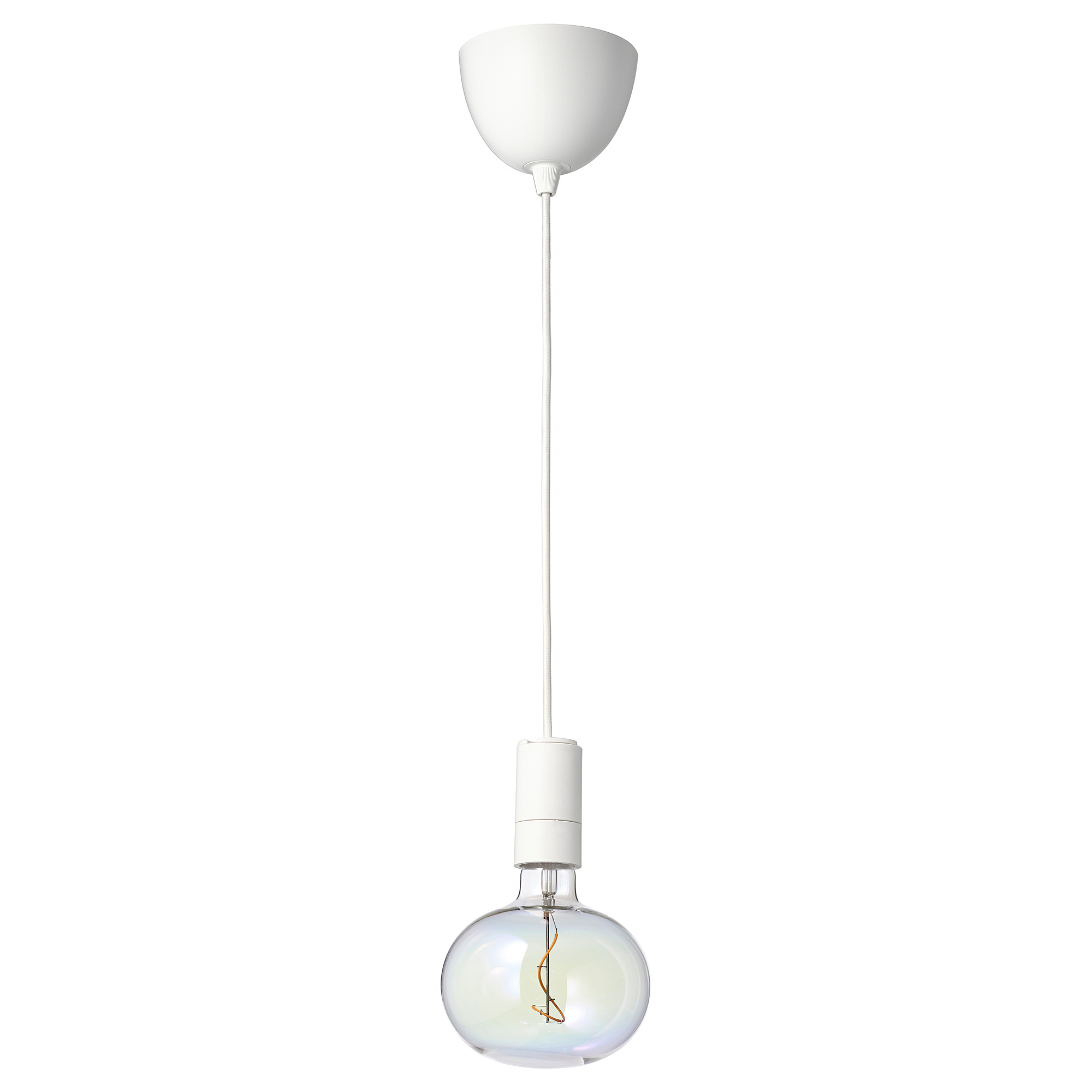 SUNNEBY/MOLNART pendant lamp with light bulb