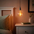 JÄLLBY/MOLNART pendant lamp with light bulb