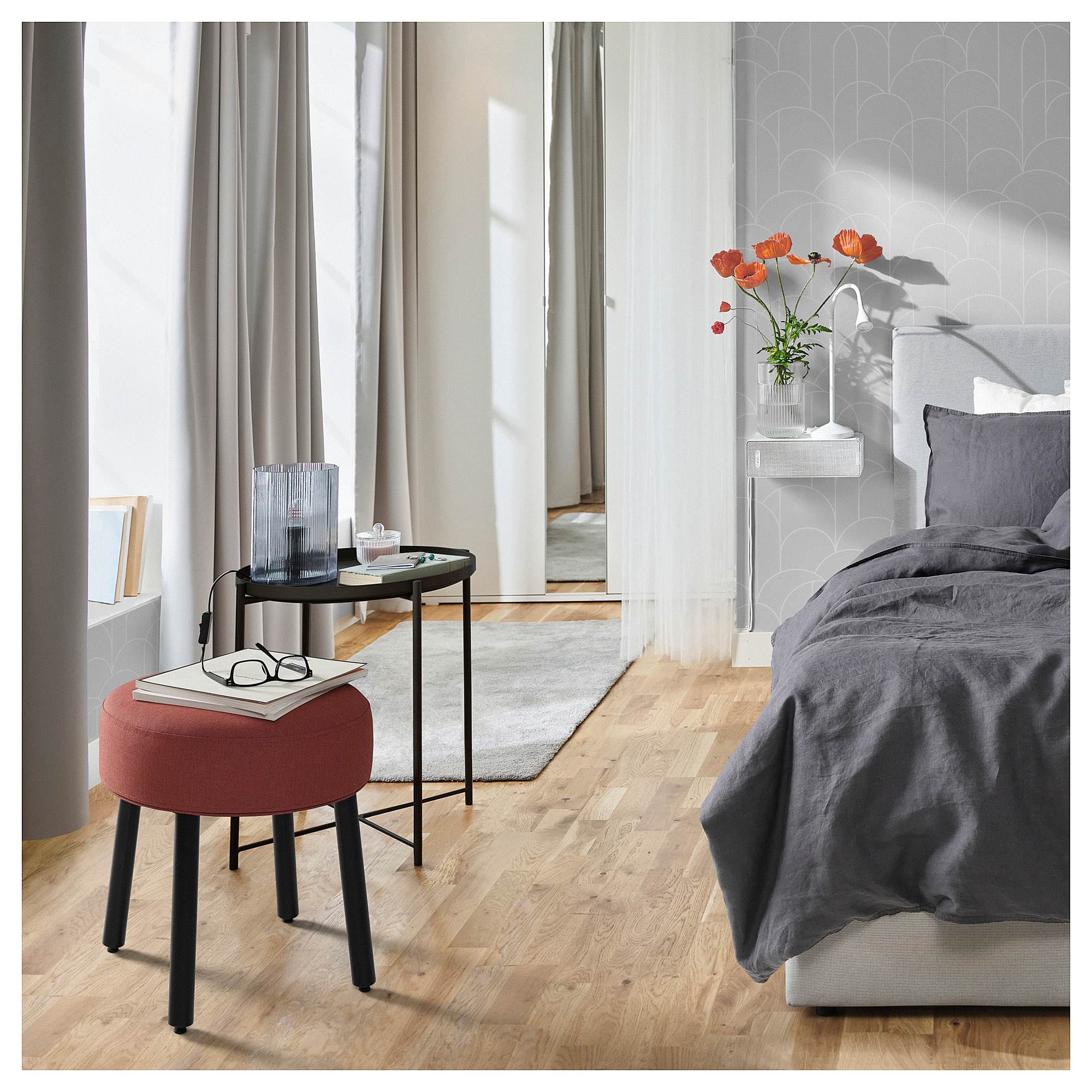 MÖRTFORS pouffe