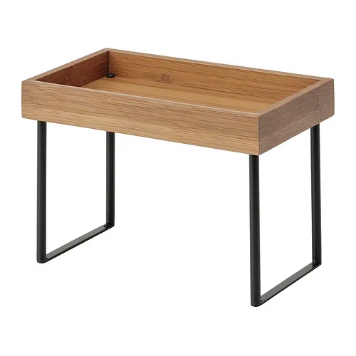 NÅLBLECKA - 廚房檯面收納架，金屬/竹，23x13x15 公分 | IKEA 線上購物 - E1012993_S4