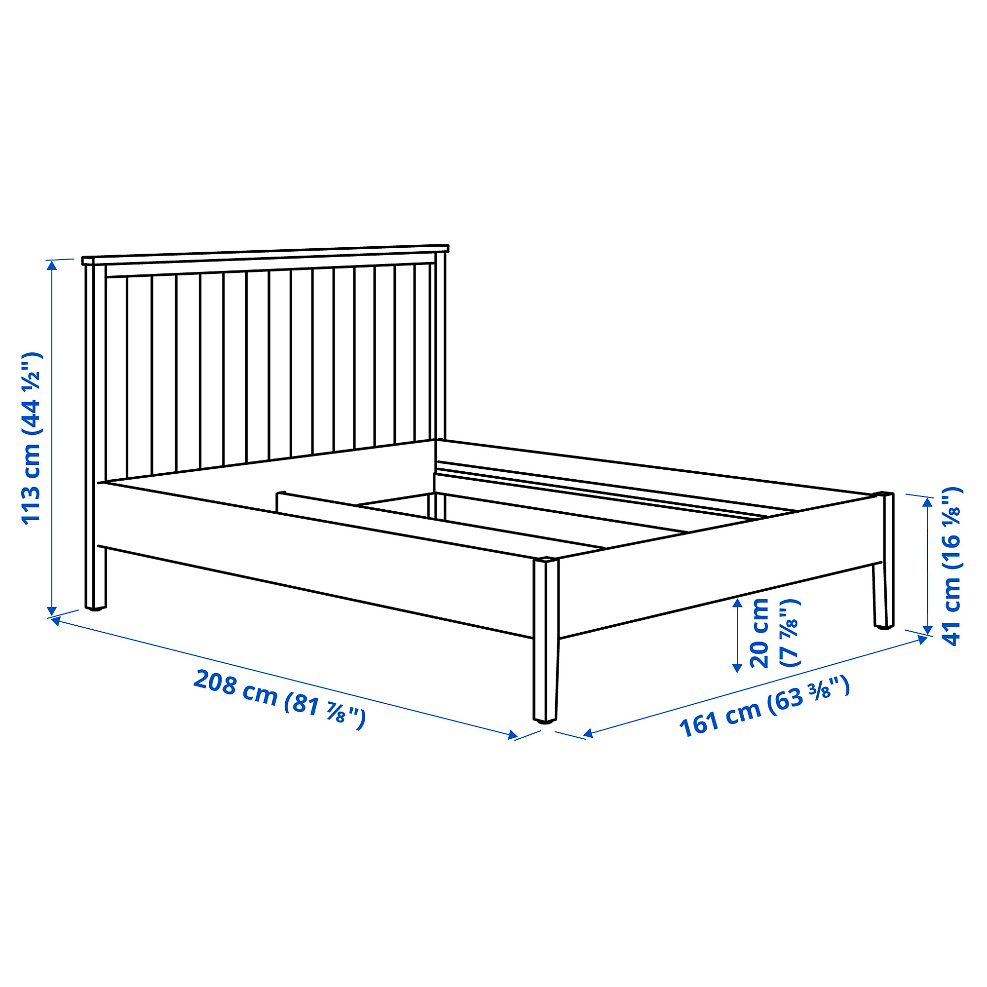 GULLABERG bed frame