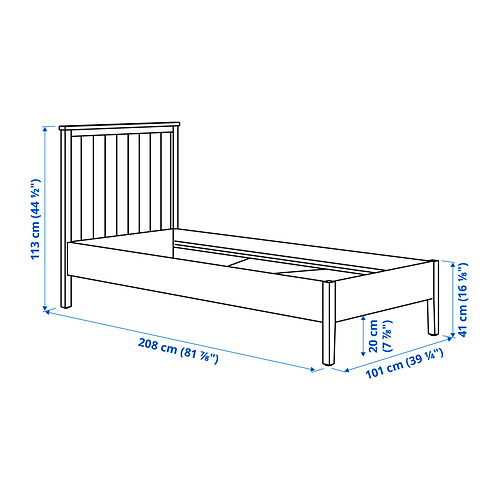 GULLABERG bed frame