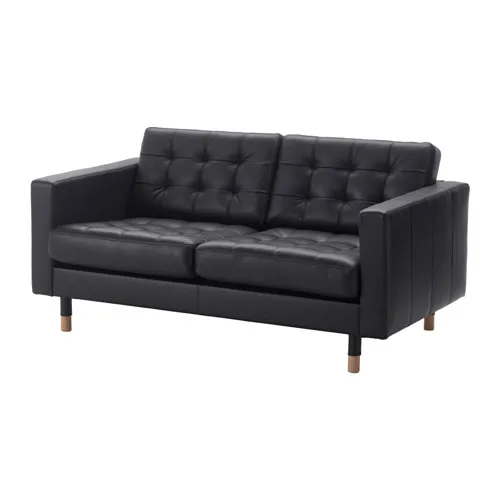 LANDSKRONA - two-seat sofa, Grann/Bomstad black/wood | IKEA Taiwan Online - PE514801_S4