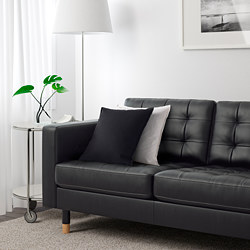 LANDSKRONA - 雙人座沙發, Gunnared 深灰色/金屬 | IKEA 線上購物 - PE680168_S3
