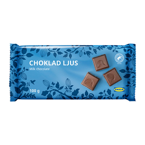 CHOKLAD LJUS milk chocolate tablet