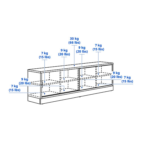 TONSTAD TV bench
