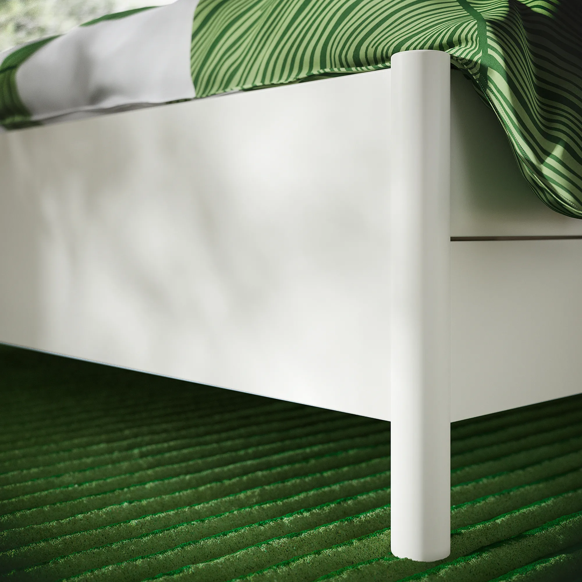 TONSTAD bed frame with storage