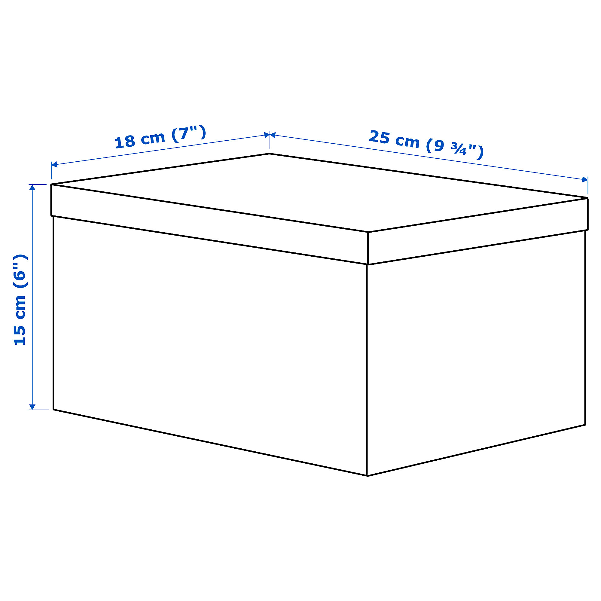 GJÄTTA storage box with lid