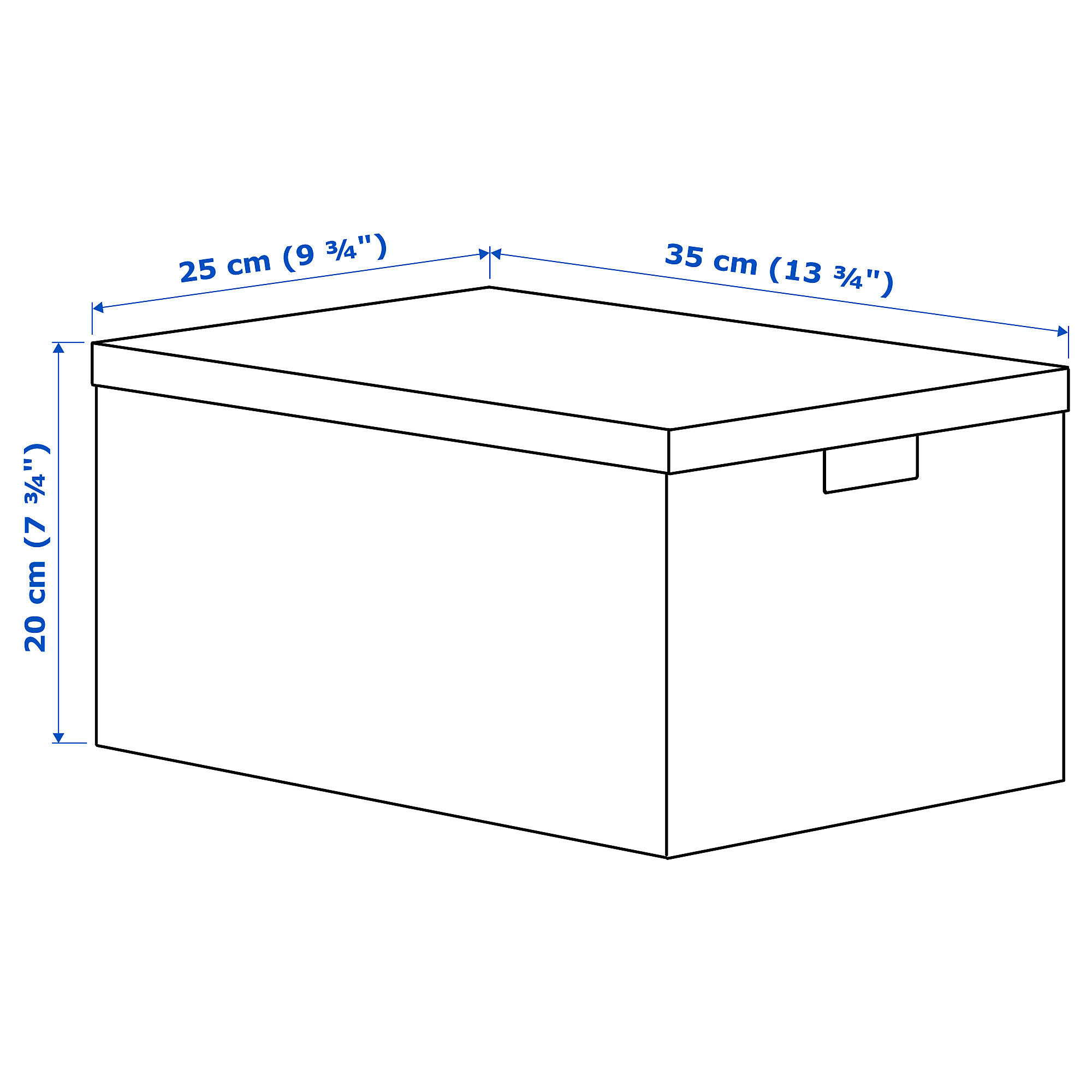 GJÄTTA storage box with lid