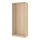 PAX - wardrobe frame, white stained oak effect, 99.8x58x236.4 cm | IKEA Taiwan Online - PE733037_S1