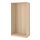 PAX - wardrobe frame, white stained oak effect, 100x58x201 cm | IKEA Taiwan Online - PE733039_S1