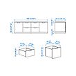 NORDLI chest of 6 drawers