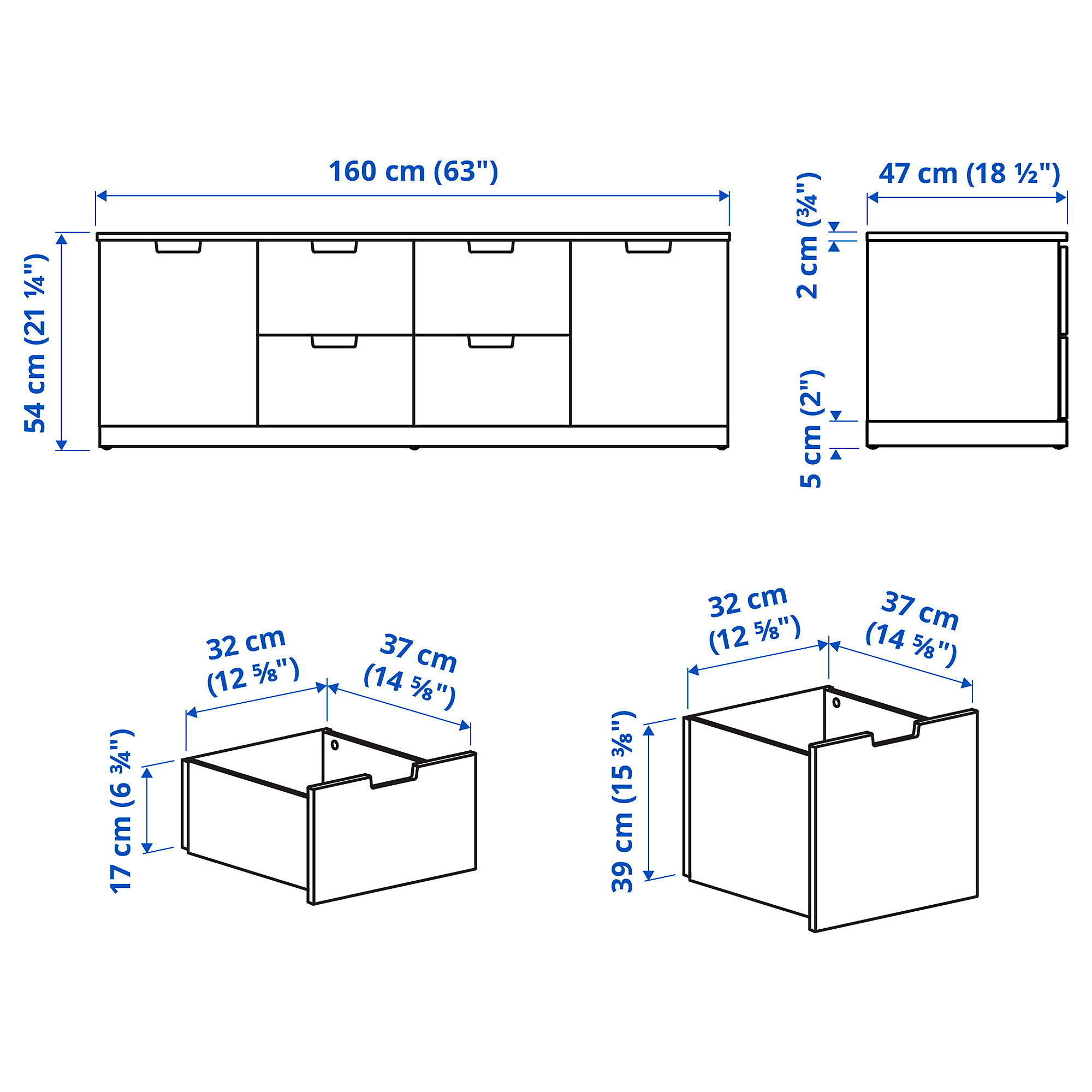 NORDLI 抽屜櫃/6抽