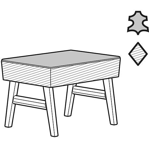 EKENÄSET - footstool, oak effect/Grann/Bomstad golden-brown | IKEA Taiwan Online - E1013081_S4