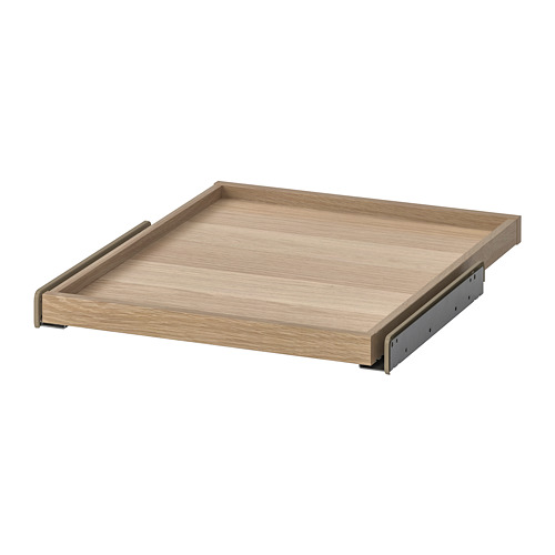 KOMPLEMENT - pull-out tray, white stained oak effect, 50x58 cm | IKEA Taiwan Online - PE733062_S4
