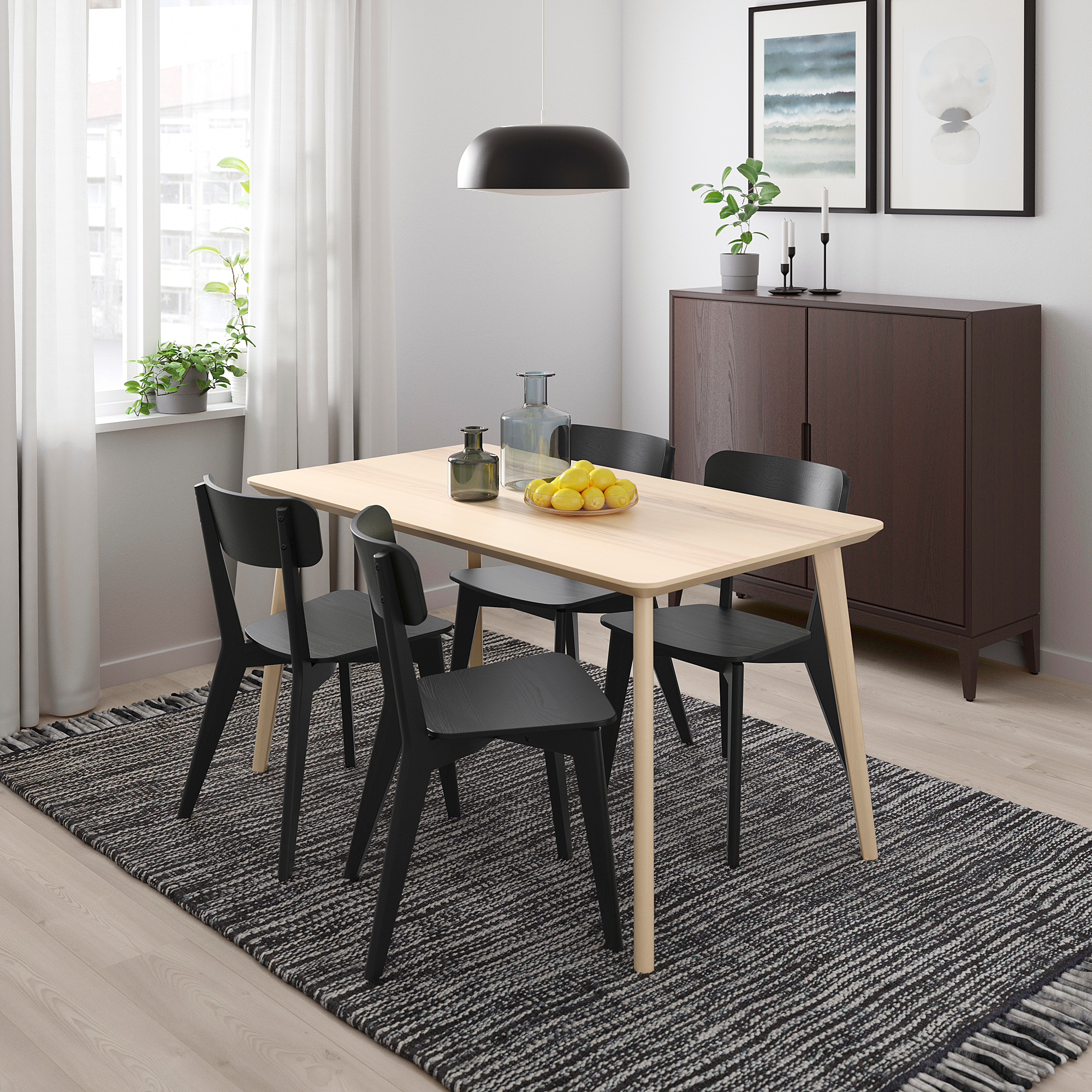 LISABO/LISABO table and 4 chairs