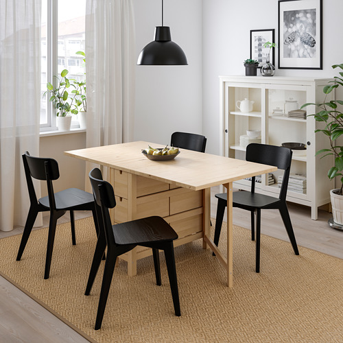 NORDEN/LISABO table and 4 chairs