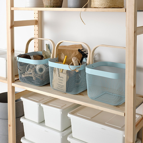 RISATORP - 置物籃, 淡藍色 | IKEA 線上購物 - PE832054_S4