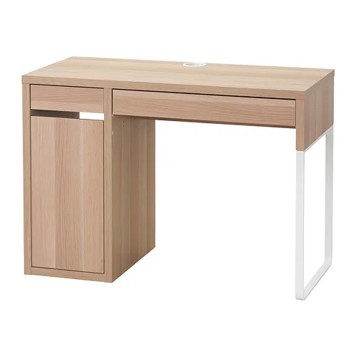 MICKE - 書桌/工作桌, 染白橡木紋, 105x50 公分 | IKEA 線上購物 - PE787707_S4