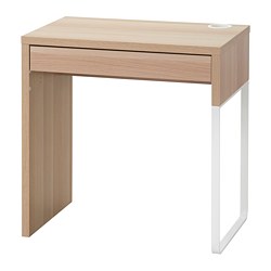 MICKE desk white stained oak effect 73x50 cm IKEA Taiwan Online
