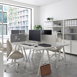 TROTTEN - 書桌/工作桌, 米色/白色 | IKEA 線上購物 - PE831980_S3