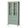 HEMNES - 玻璃門櫃/3抽, 灰綠色/淺棕色, 90x197 公分 | IKEA 線上購物 - PE977587_S1