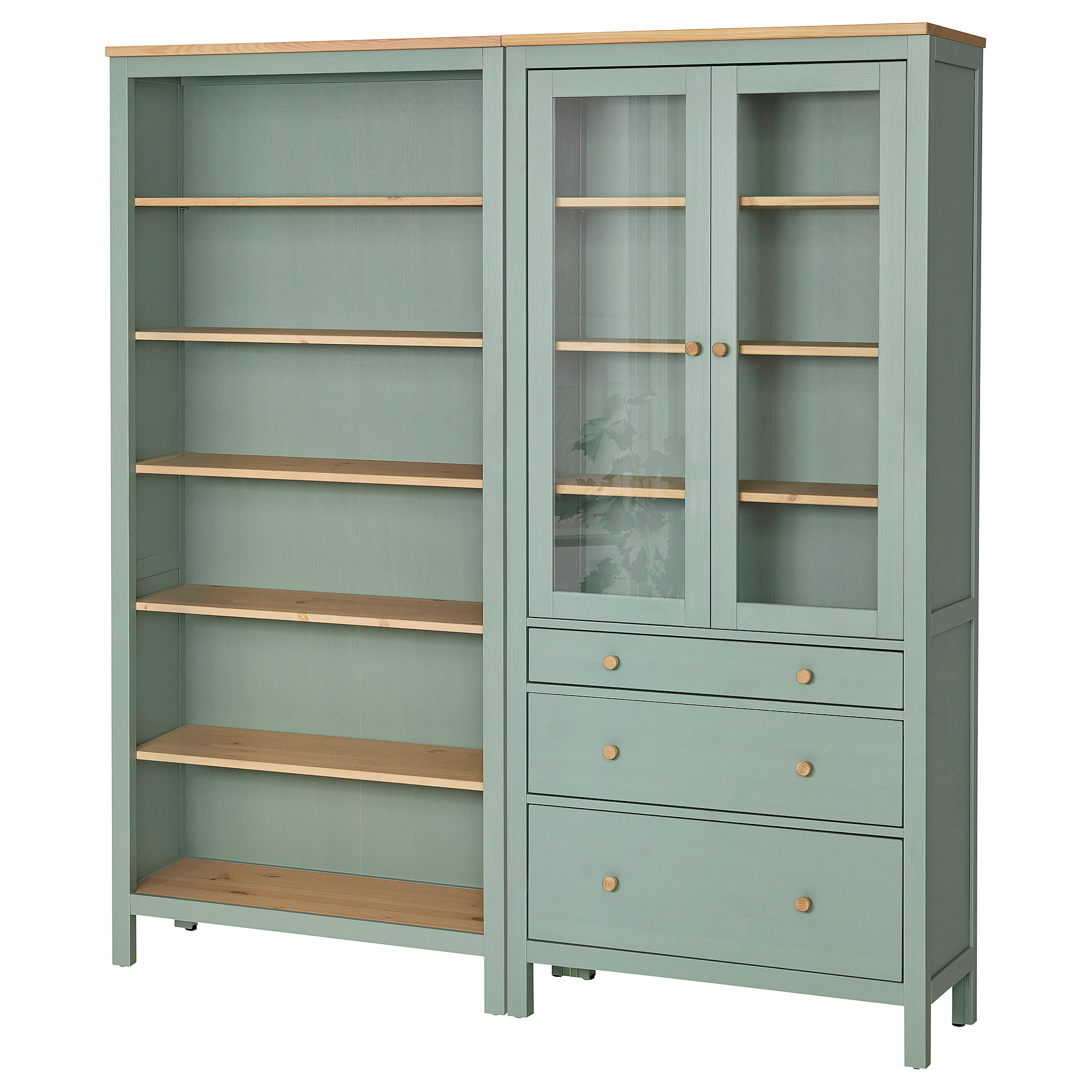 HEMNES storage combination w doors/drawers