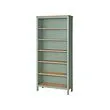 HEMNES - 書櫃, 灰綠色/淺棕色, 90x197 公分 | IKEA 線上購物 - PE977592_S2 
